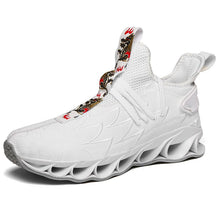 Load image into Gallery viewer, Joker running shoes with men&#39;s flying woven breathable sports shoes men&#39;s casual shoes lightweight wicking walking cushion shoes