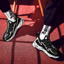 Load image into Gallery viewer, Fitness training running sneakers hollow soles breathable mesh men&#39;s casual shoes blade cushioning high elasticity Zapatillas