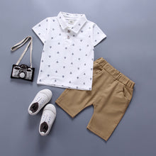 Load image into Gallery viewer, 2020 Summer Boys Clothing Sets Baby Boys Clothes Suit Gentleman Style Wedding Shirt +Pants 2pcs Clothes for Boys Summer Set