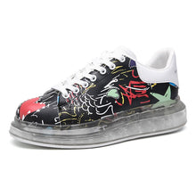 Load image into Gallery viewer, Doodle couple shoes air cushion sports shoes breathable adult vulcanized shoes coach shoes zapatillas hombre casual shoes large