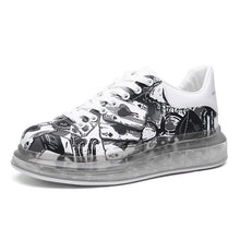 Load image into Gallery viewer, Doodle couple shoes air cushion sports shoes breathable adult vulcanized shoes coach shoes zapatillas hombre casual shoes large