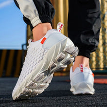 Load image into Gallery viewer, Hot outdoor men&#39;s casual shoes high quality breathable flying woven cushioning high elastic flat shoes Sapato Masculino Krasovki