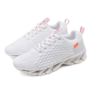 Hot outdoor men's casual shoes high quality breathable flying woven cushioning high elastic flat shoes Sapato Masculino Krasovki