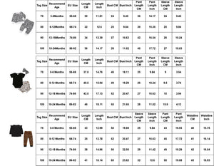 Infant girl outfits Leopard baby clothes set toddler girl long sleeve top cotton baby boy clothes 0-24M winter baby clothing D30