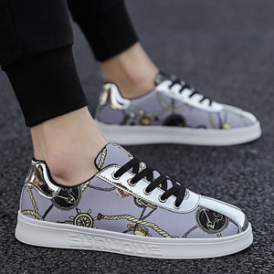 Men's casual shoes youth wild flat shoes leather shoes lightweight simple wear-resistant outdoor sports shoes Zapatos Hombre