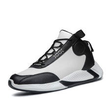 Load image into Gallery viewer, Four seasons jogging shoes men&#39;s lace-up sneakers Gaobang leather fashion men&#39;s shoes basketball sneakers student casual shoes
