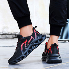 Load image into Gallery viewer, Men&#39;s jogging shoes breathable men&#39;s sports shoes cushion outdoor shoes jogging men shoes Flying Woven Ultralight Flame Sneakers
