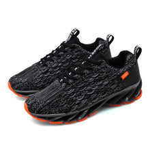Load image into Gallery viewer, Hot outdoor men&#39;s casual shoes high quality breathable flying woven cushioning high elastic flat shoes Sapato Masculino Krasovki