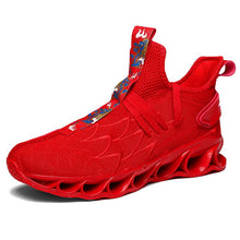 Load image into Gallery viewer, Joker running shoes with men&#39;s flying woven breathable sports shoes men&#39;s casual shoes lightweight wicking walking cushion shoes