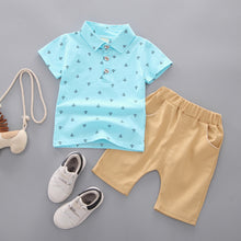 Load image into Gallery viewer, 2020 Summer Boys Clothing Sets Baby Boys Clothes Suit Gentleman Style Wedding Shirt +Pants 2pcs Clothes for Boys Summer Set