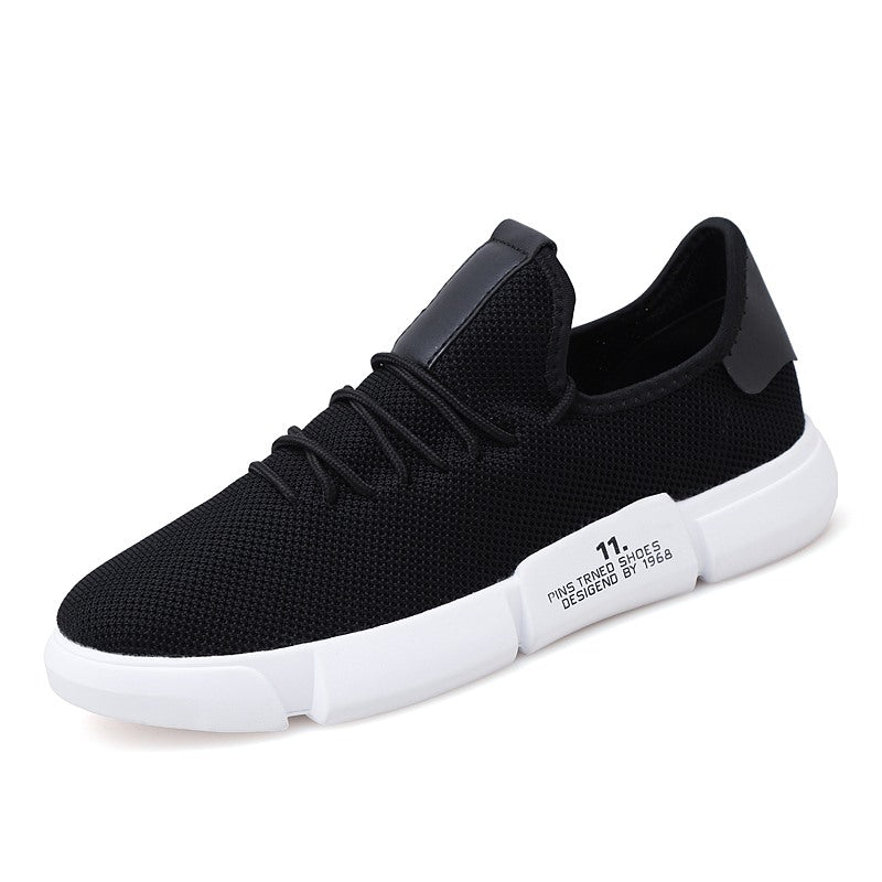 Fashion men's sports shoes summer fly woven low-top sneakers shoes flat shoes shoes breathable casual shoes men's exclusive