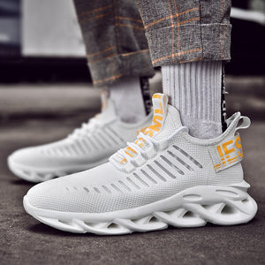 Fashion autumn summer sneakers lightweight fashion running shoes coconut with the same casual shoes men breathable mesh sneakers