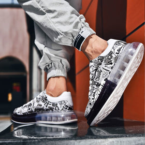 Men's basketball shoes anti-skid shock absorption cool outsole vulcanized shoes hiking casual shoes Zapatillas large size shoes
