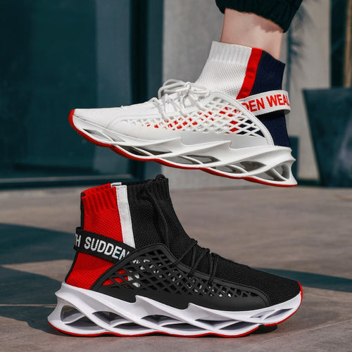 2020 new men's casual shoes men's non-slip socks knife tide shoes breathable lightweight men's sports shoes breathable net shoes