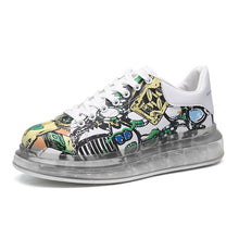 Load image into Gallery viewer, Doodle couple shoes air cushion sports shoes breathable adult vulcanized shoes coach shoes zapatillas hombre casual shoes large