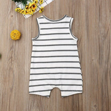 Load image into Gallery viewer, 2019 Baby Summer Clothing 0-24 Newborn Infant Baby Boy Girl Striped Romper Clothes Sleeveless Striped Summer Outfit Jumpsuit