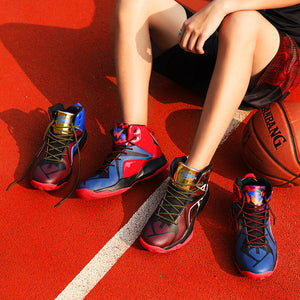 Handsome fashion men's basketball shoes mix and match style sports shoes men's casual shoes high toughness strong sole 39-46