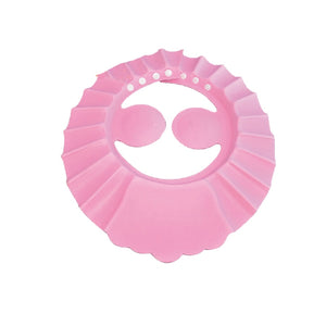 1PCs Baby Kids Shampoo Bath Bathing Shower Cap Hat With Ear Wash   For Kid Shower Accessory Safe Soft Hat Adjustable