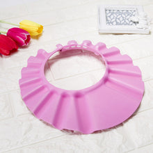Load image into Gallery viewer, 1PCs Baby Kids Shampoo Bath Bathing Shower Cap Hat With Ear Wash   For Kid Shower Accessory Safe Soft Hat Adjustable