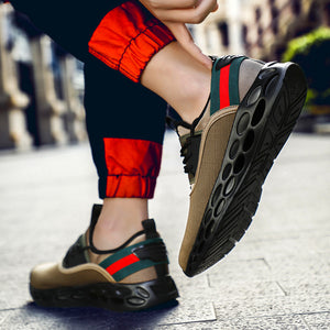 Men's large size tide shoes track and field walking outdoor sports shoes men's casual shoes health flat walking shoes 39-48