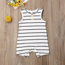 Load image into Gallery viewer, 2019 Baby Summer Clothing 0-24 Newborn Infant Baby Boy Girl Striped Romper Clothes Sleeveless Striped Summer Outfit Jumpsuit