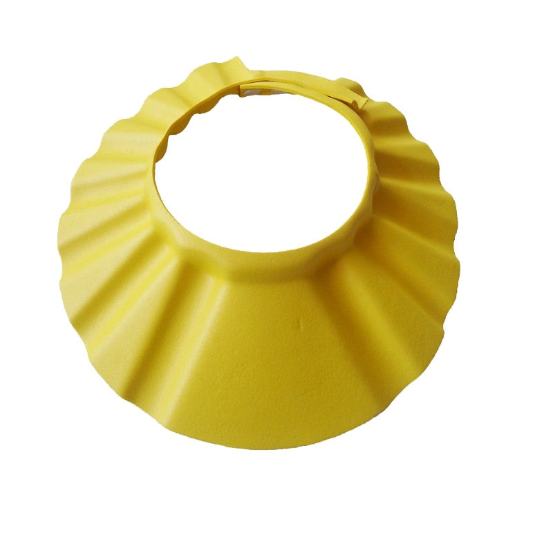 1PCs Baby Kids Shampoo Bath Bathing Shower Cap Hat With Ear Wash   For Kid Shower Accessory Safe Soft Hat Adjustable