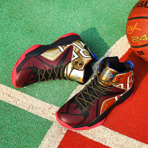 Handsome fashion men's basketball shoes mix and match style sports shoes men's casual shoes high toughness strong sole 39-46