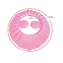Load image into Gallery viewer, 1PCs Baby Kids Shampoo Bath Bathing Shower Cap Hat With Ear Wash   For Kid Shower Accessory Safe Soft Hat Adjustable