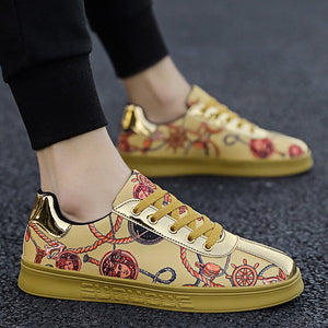 Men's casual shoes youth wild flat shoes leather shoes lightweight simple wear-resistant outdoor sports shoes Zapatos Hombre