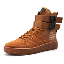 Load image into Gallery viewer, 2020 new men&#39;s high-top tide shoes casual sports style youth trend casual board shoes Korean high-top velcro board shoes men