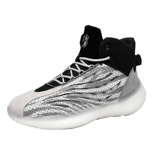 High-cut luminous men's casual shoes breathable basketball running shoes cushioning anti-skid Zapatos Hombre Sapatos sneakers