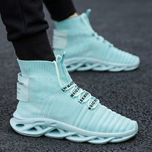 Load image into Gallery viewer, High-top socks socks shoes tide men&#39;s shoes high-quality fashion blade high-top casual sneakers soft sole lace-up lightweight
