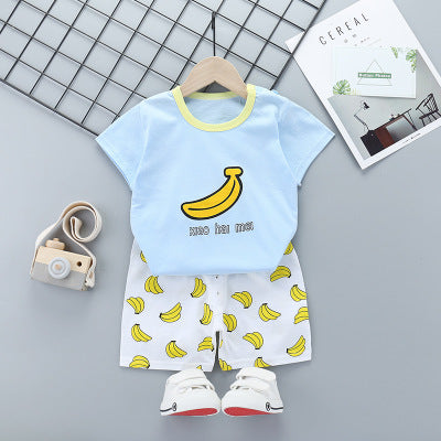 2020 Summer Boys Clothing Sets Baby Boys Clothes Suit Gentleman Style Wedding Shirt +Pants 2pcs Clothes for Boys Summer Set