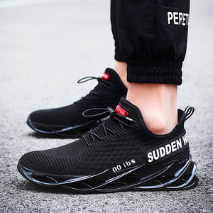 Men's running shoes 2020 breathable mesh adult men's shoes trend comfortable and lightweight Blade men's shoes sports tide shoes