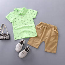 Load image into Gallery viewer, 2020 Summer Boys Clothing Sets Baby Boys Clothes Suit Gentleman Style Wedding Shirt +Pants 2pcs Clothes for Boys Summer Set