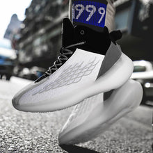 Load image into Gallery viewer, High-cut luminous men&#39;s casual shoes breathable basketball running shoes cushioning anti-skid Zapatos Hombre Sapatos sneakers