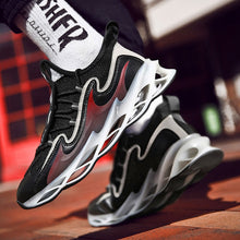 Load image into Gallery viewer, Fitness training running sneakers hollow soles breathable mesh men&#39;s casual shoes blade cushioning high elasticity Zapatillas