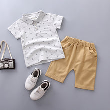 Load image into Gallery viewer, 2020 Summer Boys Clothing Sets Baby Boys Clothes Suit Gentleman Style Wedding Shirt +Pants 2pcs Clothes for Boys Summer Set