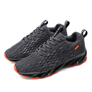 Hot outdoor men's casual shoes high quality breathable flying woven cushioning high elastic flat shoes Sapato Masculino Krasovki