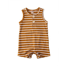 Load image into Gallery viewer, 2019 Baby Summer Clothing 0-24 Newborn Infant Baby Boy Girl Striped Romper Clothes Sleeveless Striped Summer Outfit Jumpsuit