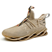 Load image into Gallery viewer, Joker running shoes with men&#39;s flying woven breathable sports shoes men&#39;s casual shoes lightweight wicking walking cushion shoes