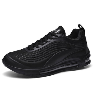 All season fashion sneakers men's lightweight hip hop running shoes men's PU air cushion mesh hiking shoes outdoor large size