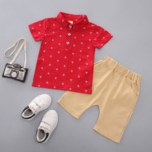 Load image into Gallery viewer, 2020 Summer Boys Clothing Sets Baby Boys Clothes Suit Gentleman Style Wedding Shirt +Pants 2pcs Clothes for Boys Summer Set