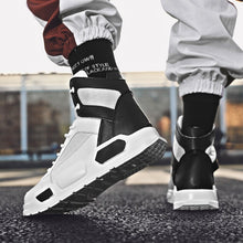 Load image into Gallery viewer, Exquisite flying woven sports shoes men&#39;s casual shoes high elastic sole wear-resistant non-slip outdoor basketball shoesLac-up