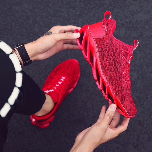 Hot outdoor men's casual shoes high quality breathable flying woven cushioning high elastic flat shoes Sapato Masculino Krasovki
