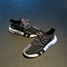 Load image into Gallery viewer, Couples breathable flying woven mesh sneakers unisex men&#39;s casual shoes rubber wear-resistant non-slip lightweight men&#39;s fitness