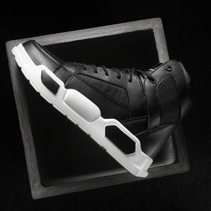 Exquisite flying woven sports shoes men's casual shoes high elastic sole wear-resistant non-slip outdoor basketball shoesLac-up