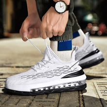 Load image into Gallery viewer, All season fashion sneakers men&#39;s lightweight hip hop running shoes men&#39;s PU air cushion mesh hiking shoes outdoor large size