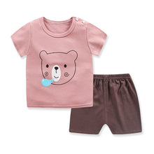 Load image into Gallery viewer, Baby Clothing Sets 0-24M summer Baby Boys Clothes Infant cotton boys Tops T-shirt+Pants Outfits kids clothes Set
