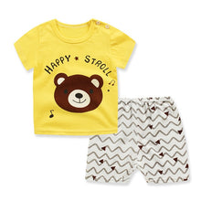Load image into Gallery viewer, Baby Clothing Sets 0-24M summer Baby Boys Clothes Infant cotton boys Tops T-shirt+Pants Outfits kids clothes Set